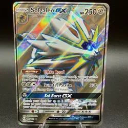 Solgaleo GX (Full Art) 143/149 Sun & Moon Base Set Ultra Rare Pokemon TCG Card - Image 1