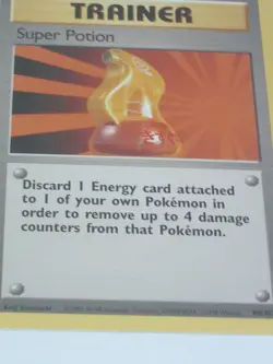 Pokemon Trainer Card - 90 / 102 - Super Potion - Base 102 Set - Image 1