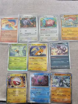 151 BULK + Mini Tin: 50 X Cards No Duplicates 10 Rare Holo + 11 Reverse Holo - Image 3