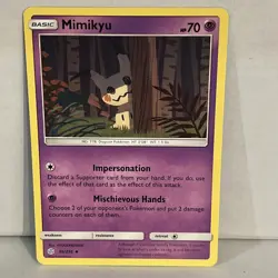 Mimikyu 96/236 Cosmic Eclipse Pokemon Card NM - Image 1