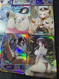 Sexy Waifu Bikini 9 x Goddess Doujin Cards Genshin Impact No Doubt To Get Wet - Image 2