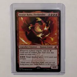Avatar Roku, Firebender - Magic: The Gathering MTG Avatar: The Last Airbender NM - Image 2