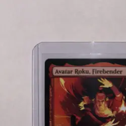 Avatar Roku, Firebender - Magic: The Gathering MTG Avatar: The Last Airbender NM - Image 3