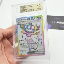 CARTA POKEMON ESPEON EX PROMO 175 -2025- EVOLUZIONI PRISMATICHE - ITA - BGS 10 - Image 3
