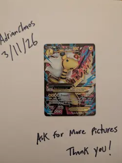 M Ampharos EX (Full Art) 88/98 Pokemon XY Ancient Origins English Mega NM - Image 2