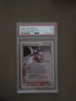 Pokemon Mewtwo PSA 7 - 12/113 Delta Species Reverse Holo - Image 1