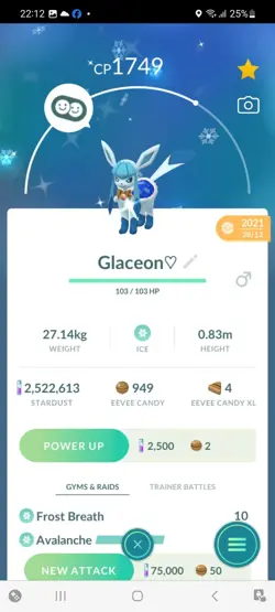 Pokemon Go Shiny Glaceon Cape - Image 1