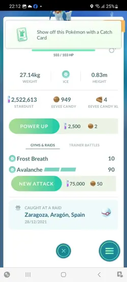 Pokemon Go Shiny Glaceon Cape - Image 2