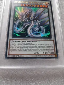 MGC GRADED ASCENSION SKY DRAGON ULTRA RARE 1ST ED- Yu-Gi-Oh CARD LEHD #205243 - Image 4