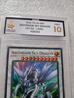 MGC GRADED ASCENSION SKY DRAGON ULTRA RARE 1ST ED- Yu-Gi-Oh CARD LEHD #205243 - Image 5