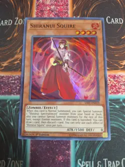 Yu-Gi-Oh! Shiranui Squire SAST-EN019 Super Rare 1st Edition Near Mint a1/ - Image 1