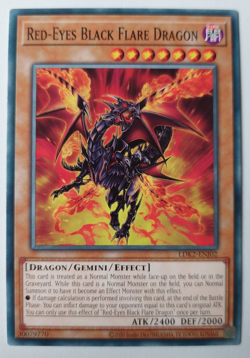 Yu-Gi-Oh! - Red-Eyes Black Flare Dragon - LDK2-ENJ02 - Unlimited - Image 1