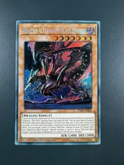 Yugioh - Red-Eyes Alternative Black Dragon - Secret - TN19 - Lim Ed - Image 1