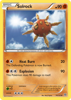 Solrock 74/135 Uncommon | Plasma Storm | Pokemon Card - Image 1
