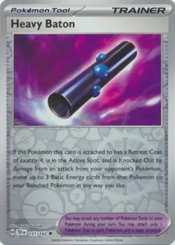 Heavy Baton 151/162 Reverse Holo | Temporal Forces | Pokemon Card - Image 1