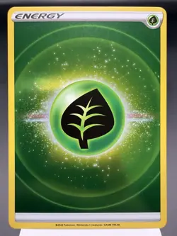 Grass Energy - Reverse Holo - 2022 - Crown Zenith Pokemon Card NM - Image 1