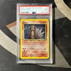 PSA 9 Pokemon TCG Entei Holo Neo Revelation Card 6/64 - Image 1