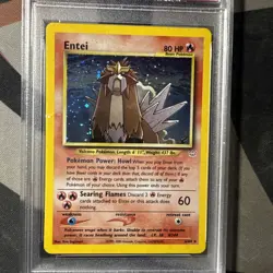 PSA 9 Pokemon TCG Entei Holo Neo Revelation Card 6/64 - Image 3