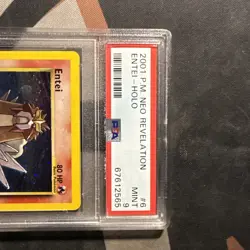 PSA 9 Pokemon TCG Entei Holo Neo Revelation Card 6/64 - Image 4