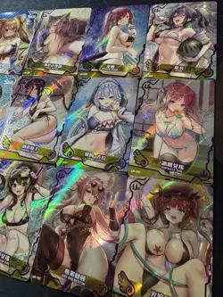Goddess Story Waifu Bikini 18 x Character Doujin Cards Maiden Girl Party SSR UR - Image 5