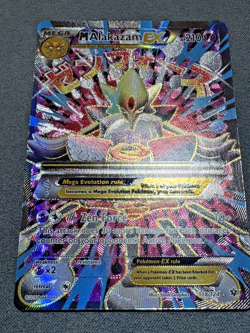 Pokemon Mega M Alakazam EX Full Art Holo Card 118/124 XY Fates Collide NEAR MINT - Image 2