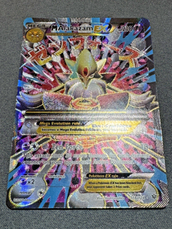Pokemon Mega M Alakazam EX Full Art Holo Card 118/124 XY Fates Collide NEAR MINT - Image 3