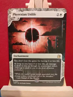 PHyrexian Unlife (Showcase) - Eldraine: Enchanting Tales - Rare - NM - MTG - Image 1
