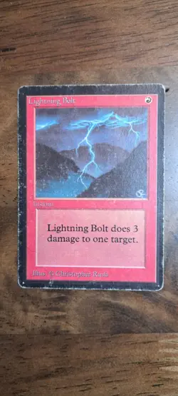 Mtg Lightning Bolt Beta - Image 1