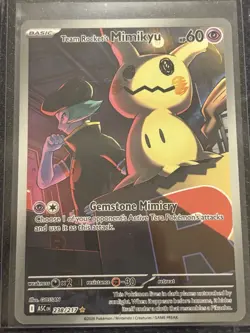 Pokemon Team Rocket's Mimikyu Rare 238/217 ASC EN Basic Psychic 60 HP 2026 - Image 1