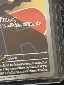 Pokemon Team Rocket's Mimikyu Rare 238/217 ASC EN Basic Psychic 60 HP 2026 - Image 5