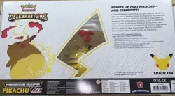 Pokemon TCG Celebrations Pikachu VMAX Premium Figure Collection Box New SEALED! - Image 3