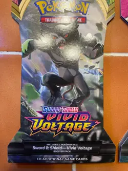 Pokemon TCG: Fusion Strike and Vivid Voltage Sleeved Booster Packs (SEALED/NEW) - Image 4