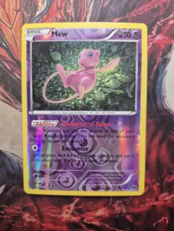 Pokemon Reverse Holo Rare Mew # 29/124 - Fates Collide - LP - Image 1