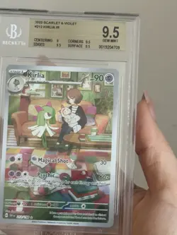 Pokemon TCG Kirlia IR BGS 9.5 GEM MINT Scarlet & Violet Destined Rivals - Image 4