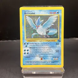 Pokemon Fossil Articuno 2/62 Holo Rare – LP – WotC Vintage 1999 - Image 1