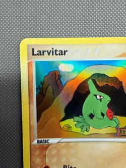 Larvitar Reverse Holo 51/101 ex Dragon Frontiers Pokemon Card - Image 2