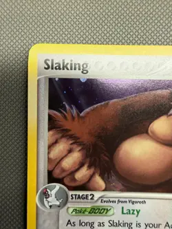 Slaking Holo Rare 13/108 ex Power Keepers Pokemon Card - Image 2