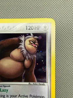 Slaking Holo Rare 13/108 ex Power Keepers Pokemon Card - Image 3