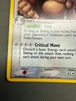 Slaking Holo Rare 13/108 ex Power Keepers Pokemon Card - Image 5