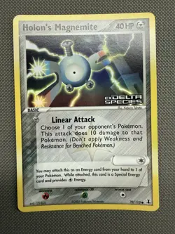 Holon's Magnemite 70/113 Reverse Holo |ex Delta species Pokemon Card - Image 1