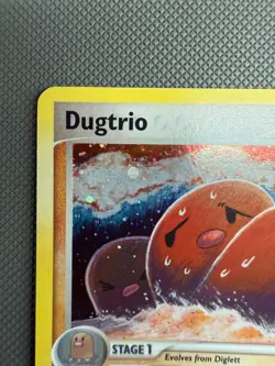 Dugtrio Holo Rare 5/100 ex Crystal Guardians Pokemon Card - Image 2