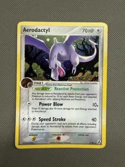 Aerodactyl Holo Rare (1/92) ex Legend Maker Pokemon Card - Image 1