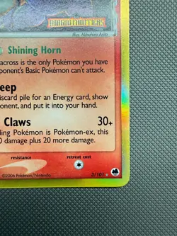 Heracross Delta Species Reverse Holo (3/101) ex Dragon Frontiers Pokemon Card - Image 4