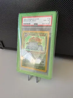 Pokemon TCG Venusaur Holo Rare Card Base Set 15/102, 1999 PSA 8 NM-MT - Image 3