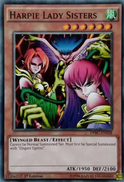 DPBC-EN038 HARPIE LADY SISTERS COMMON 1ST EDITION YuGiOh CARD - Image 1