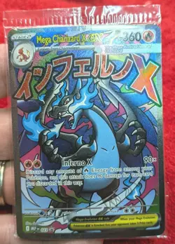 Mega Charizard x EX 023 - Mega Evolution Promo - Pokemon Card Sealed (2B) - Image 2