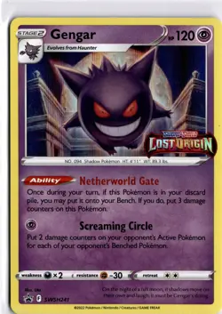 Gengar - SWSH241 (Prerelease) Promo SWSH: Sword & Shield Promo Cards SWSH241 NM - Image 1