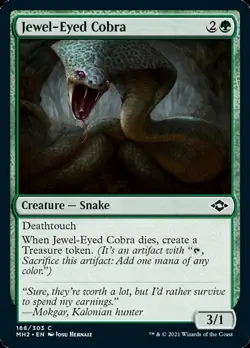 Jewel-Eyed Cobra [Modern Horizons 2] Lightly Played Foil - Image 1