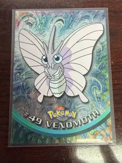 Pokemon Venomoth #49 FOIL Topps Black Label TV Animation Edition - Image 1