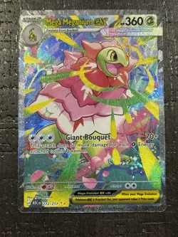 Pokemon Mega Meganium EX SIR 272/217 Ascended Heroes English, Mint Condition! - Image 1